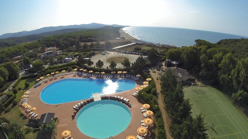  La bellissima posizione del camping - Camping Stella del Mare a Castiglione della Pescaia 